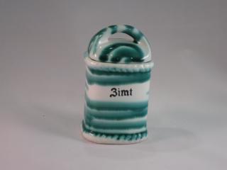 Gmundner Keramik-Dose/Gewrz eckig  Zimt